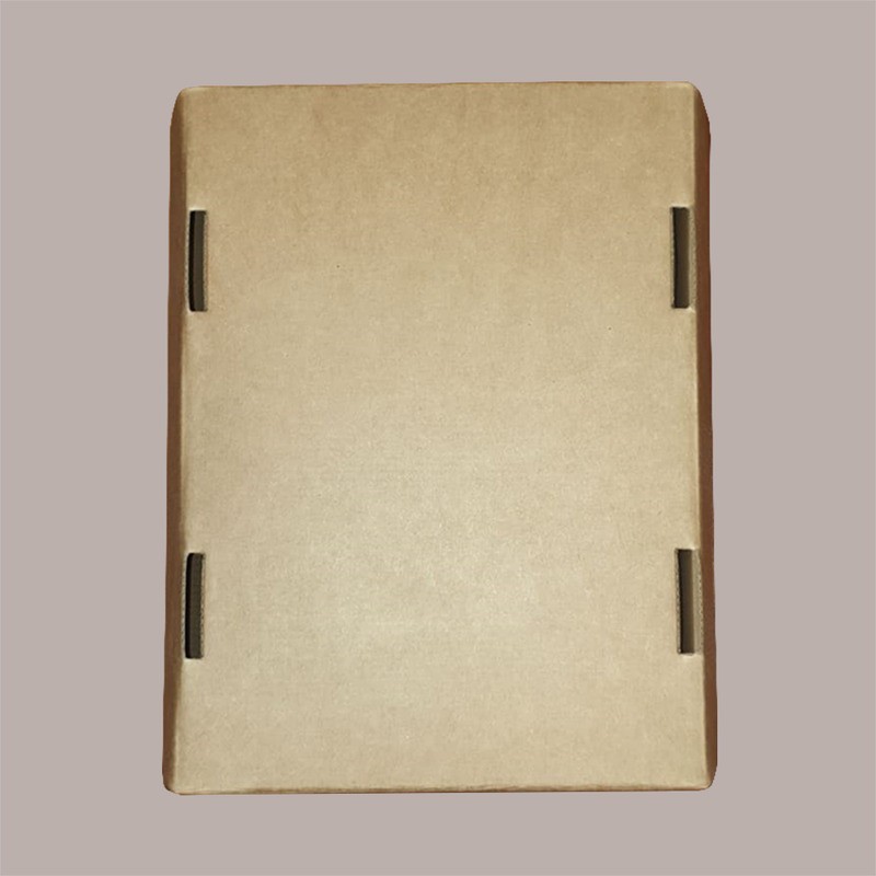 Cesto per Confezioni Regalo Natalizie in Cartoncino Avana Liscio Rettangolare Grande 430x300H110mm 10 Pz [3357bced]