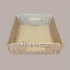 Cesto per Confezioni Regalo Natalizie in Cartoncino Marrone grafica Natale Words Rettangolare Medio 350x260H70mm 10 P [e0c88667]