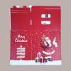Scatola per Confezione Regalo Natale Porta Panettone Bottiglia Valigetta Media Cartoncino Rosso grafica Babbo Natale  [96c1e9f1]