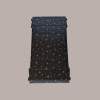 Cesto per Confezioni Regalo Natalizie in Cartoncino Nero grafica Stelle Oro Rettangolare Medio 350x260H70mm 10 Pz [a50039f1]