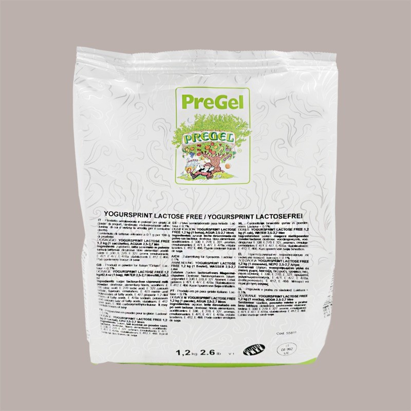 Frozen al Gusto Yogurt per Macchina Soft Gelato Senza Lattosio YogursprinT Pregel 1,2 Kg [f14d18bb]