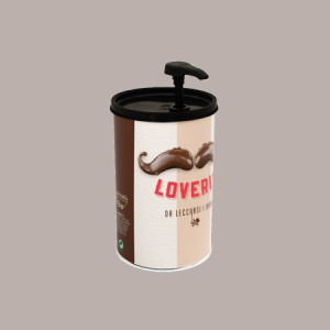 Dispenser Dosatore in Platica PP per Creme Spalmabili (Barattolo 1,2 Kg) Loveria Leagel [65ea342e]