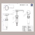 Dispenser Erogatore Dosatore con Pompa in Acciaio per Creme e Salse Menz&Gasser [a299bc05]