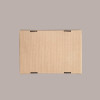 Cesto per Confezioni Regalo Natalizie in Cartoncino Avana Ondulato Rettangolare Piccolo 320x220H85mm 10 Pz [f6579b2d]