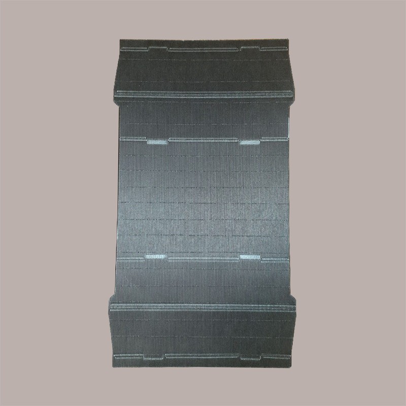 Cesto per Confezioni Regalo Natalizie in Cartoncino Nero Ondulato Rettangolare Piccolo 320x220H85mm 10 Pz [bff292f1]
