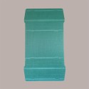 Cesto per Confezioni Regalo Natalizie in Cartoncino Ondulato Verde Rettangolare Piccolo 320x220H85mm 10 Pz [bc519dbd]