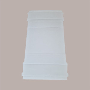 Cesto per Confezioni Regalo Natalizie in Cartoncino grafica Seta Bianco Rettangolare Piccolo 310x220H90mm 10 Pz [48b90fb2]
