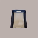 Cesto per Confezioni Regalo Natalizie in Cartoncino grafica Spot Blu Rettangolare Piccolo 310x220H90mm 10 Pz [8486d9e6]