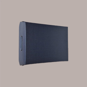 Cesto per Confezioni Regalo Natalizie in Cartoncino grafica Spot Blu Rettangolare Grande 400x300H120mm 10 Pz [df5c05f4]