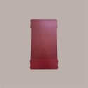 Cesto per Confezione Regalo in Cartoncino Seta Bordeaux Rettangolare Gigante 520x410H135mm 5 Pz [7016dafd]