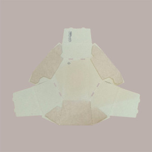 Cesto per Confezioni Natalizie Vassoio in Cartoncino Avana Liscio Esagonale Piccolo 290x230H85mm 10 Pz [8031abd7]
