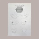 Cesto per Confezioni Natalizie Vassoio in Cartoncino Avana Liscio Esagonale Piccolo 290x230H85mm 10 Pz [372c6ad3]