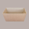 Cesto per Confezioni Natalizie Vassoio Conico in Cartoncino Avana Liscio Rettangolare Grande 435x280H230mm 10 Pz [dea782b9]