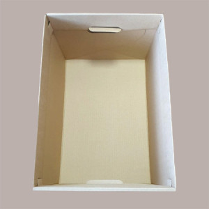 Cesto per Confezioni Natalizie Vassoio Conico in Cartoncino Avana Liscio Rettangolare Grande 435x280H230mm 10 Pz [69ba43bd]