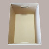 Cesto per Confezioni Natalizie Vassoio Conico in Cartoncino Avana Liscio Rettangolare Grande 435x280H230mm 10 Pz [69ba43bd]
