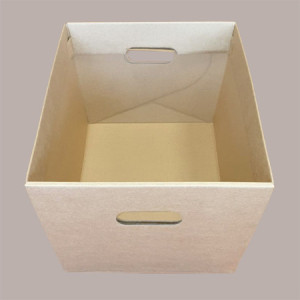 Cesto per Confezioni Natalizie Vassoio Conico in Cartoncino Avana Liscio Rettangolare Grande 435x280H230mm 10 Pz [6cea04a3]