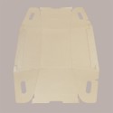 Cesto per Confezioni Natalizie Vassoio Conico in Cartoncino Avana Liscio Rettangolare Grande 435x280H230mm 10 Pz [dbf7c5a7]