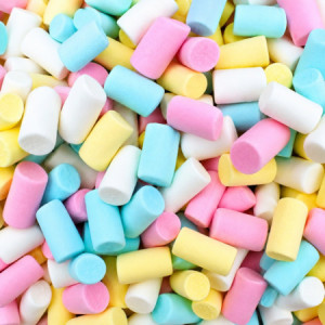 Marshmallow a Gessetto Colori Assortiti al Gusto Vaniglia 1 Kg [36204772]