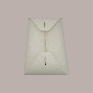 Scatola Porta Torta Rettangolare Grande Cartoncino Bianco grafica damasco 33x44H7cm 5 Pz [3547dde0]