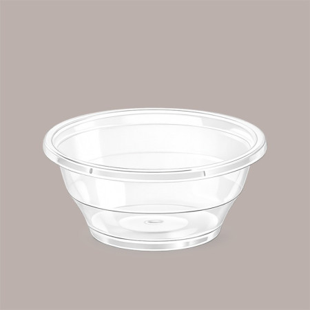 Coppa Primula 200 cc + Coperchio in PS Trasparente, Ideale per Dessert, Tiramisù, Gelato e Dolci Monoporzione 50 Pz [67bb507b]