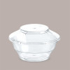 Coppa Primula 200 cc + Coperchio in PS Trasparente, Ideale per Dessert, Tiramisù, Gelato e Dolci Monoporzione 50 Pz [010b2c5c]