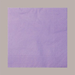 Tovagliolo Carta 2 Veli Lilla Effetto Tessuto Mirò Astor 38x38cm 80 Pz [5d59b26d]