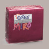 Tovagliolo Mirò Star 38x38 Bordeaux Effetto Tessuto ASTOR 80 Pz [92fb7b23]