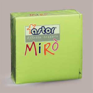 Tovagliolo Carta 2 Veli Verde Cedro Effetto Tessuto Astor Mirò 38x38cm 80 Pz [41f7f286]
