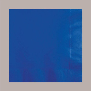 Tovagliolo Carta 2 Veli Blu Effetto Tessuto Mirò Astor 38x38cm 80 Pz [a39b9b2a]