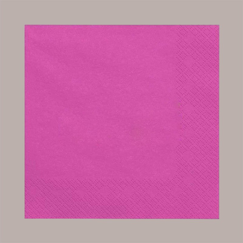 Tovagliolo Carta 2 Veli Fucsia Effetto Tessuto Mirò Astor 38x38cm 80 Pz [0c6185dc]