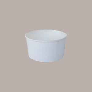Coppetta Gelato Dessert Piccola Carta Bianca Politenata 80cc 250 Pz [c881f5c7]