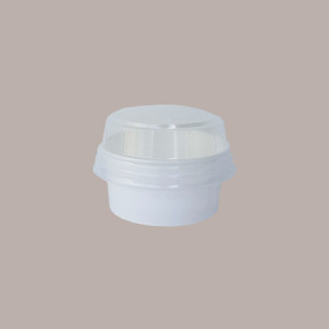 Coppetta Gelato Dessert Piccola Carta Bianca Politenata 60cc 250 Pz