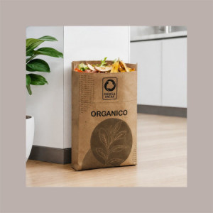 Sacchi Carta per Raccolta Differenziata Umido Organico 8 Lt 300 Pezzi [d0cd9ef0]
