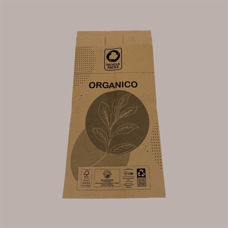 Sacchi Carta per Raccolta Differenziata Umido Organico 8 Lt 300 Pezzi [d59dd9ee]