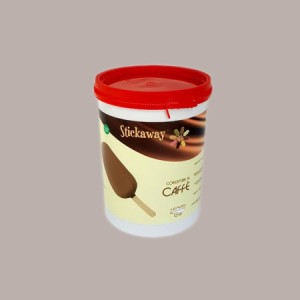 Copertura Cioccolato al Caffè ideale per Stecco Biscotto Gelato Stickaway Leagel 1,2 Kg [61239f49]