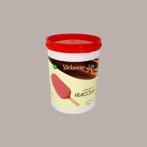 Copertura Cioccolato alla Fragola ideale per Stecco Biscotto Gelato Stickaway Leagel 1,2 Kg [05b8937c]