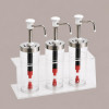 Distributore Dosatore Salse e Creme 3 Dispenser 1650 ml in Plexiglass, Acciaio e Finiture Bianche [a21813f7]
