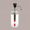 Distributore Dosatore Salse e Creme 3 Dispenser 1650 ml in Plexiglass, Acciaio e Finiture Nere [8c029c6d]