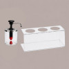 Supporto Trasparente a 3 Fori per Dispenser Salse Creme Spalmabili Marmellate da 950 ml [bac1ce88]