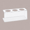 Supporto Trasparente a 3 Fori per Dispenser Salse Creme Spalmabili Marmellate da 1650 ml [a2a97851]