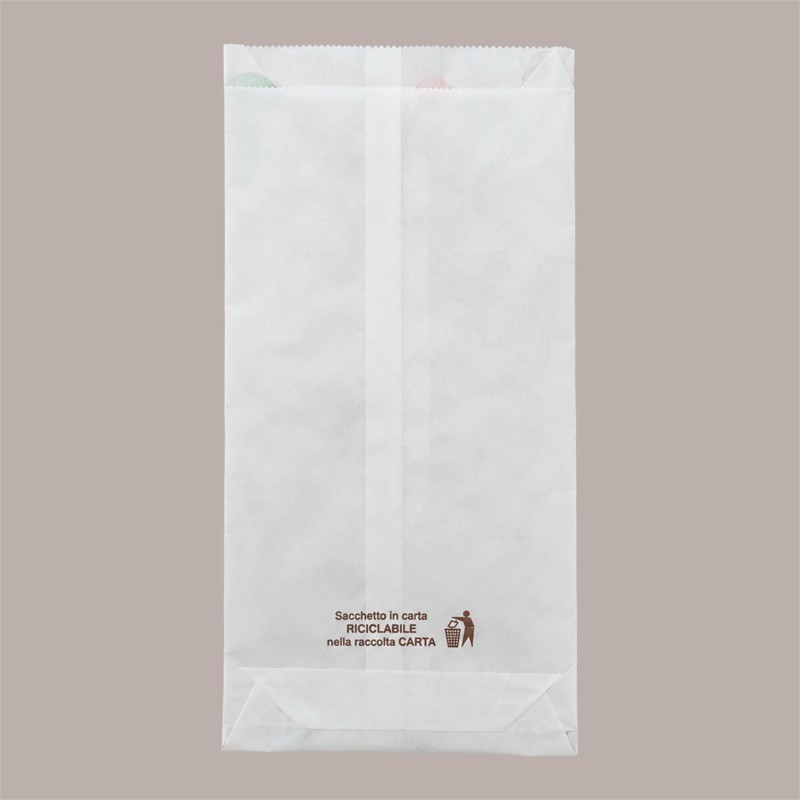 Sacchetto Carta Politenata Antigrasso Spuntini Sfiziosi 14x30 10 Kg [9a00543e]