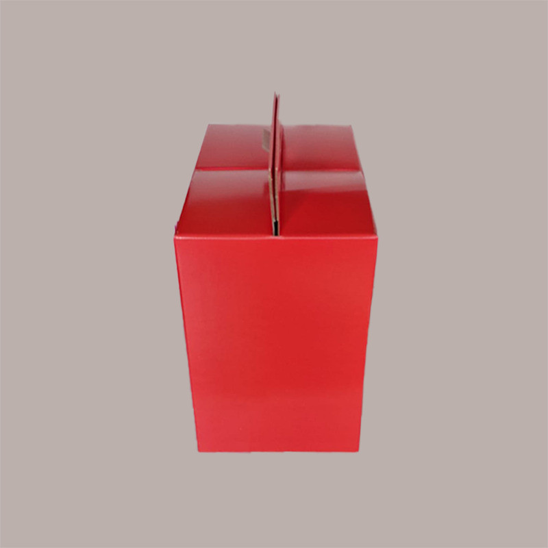 Scatola per Confezione Regalo Natale Porta Panettone Bottiglia Valigetta Media Cartoncino Rosso Merry Christmas 330x2 [d74fa145]