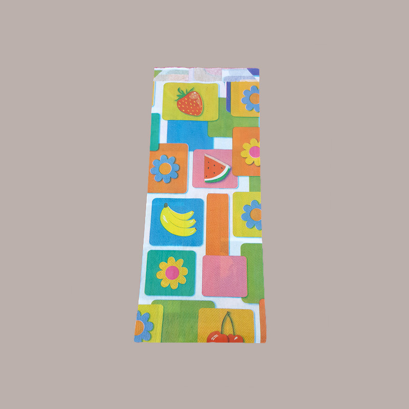 Sacchetto Carta Politenato Antigrasso grafica Gelato Emoticon Emoji 14+10x34cm 500 pezzi [e83d185d]