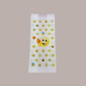 Sacchetto Carta Politenato Antigrasso grafica Gelato Emoticon Emoji 17+10x40cm 500 pezzi [e20fa0ce]
