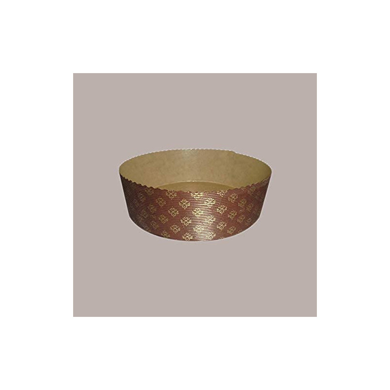 Stampo Forme Cottura in Carta Forno  Usa e Getta per Panettone Basso da 1,5 Kg Galup Dm275H45mm 10 pezzi [7fee4f1d]