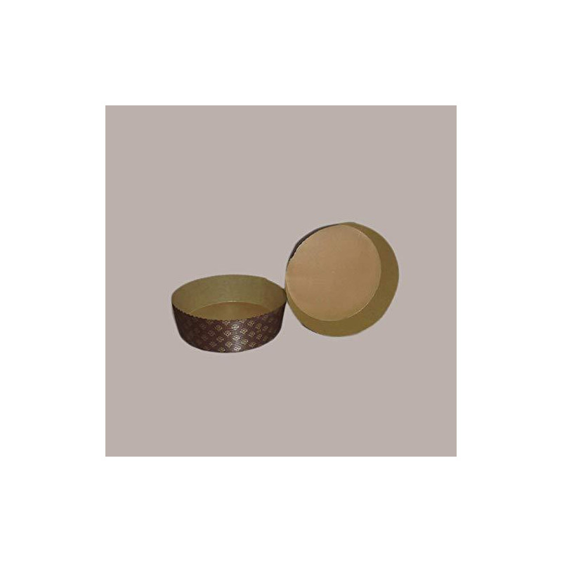 Stampo Forme Cottura in Carta Forno  Usa e Getta per Panettone Basso da 1,5 Kg Galup Dm275H45mm 10 pezzi [b79598fd]