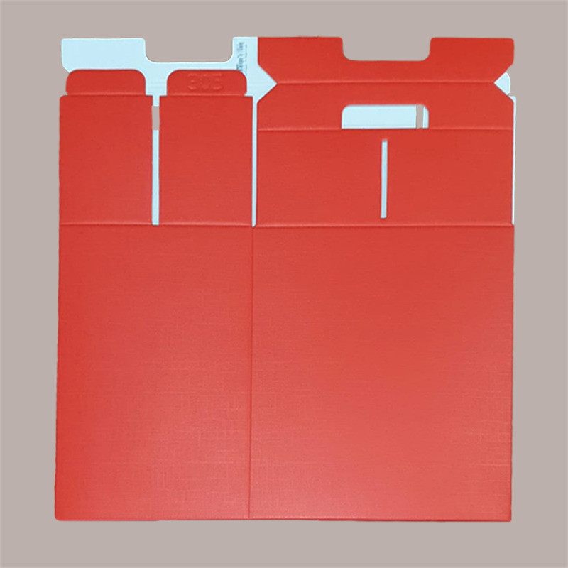 Scatola per Confezione Regalo Natale Porta Panettone Bottiglia Valigetta Piccola Cartoncino grafica Seta Rosso 280x20 [85b5d463]
