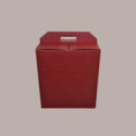 Scatola per Confezione Regalo Natale Porta Panettone Bottiglia Valigetta Gigante Cartoncino grafica Seta Bordeaux 520 [ed840df3]