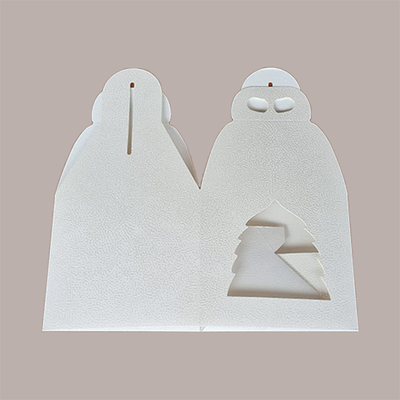 Scatola per Confezione Regalo Porta Panettone Alto in Cartoncino Bianco con Finestra PVC Albero 200x200H180mm 10 pezz [f592c79c]