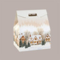 Baulotto Christmas Village con Maniglia per Panettone e Confezioni Regalo 330x250x390 mm 10 Pz [bde5d0bc]